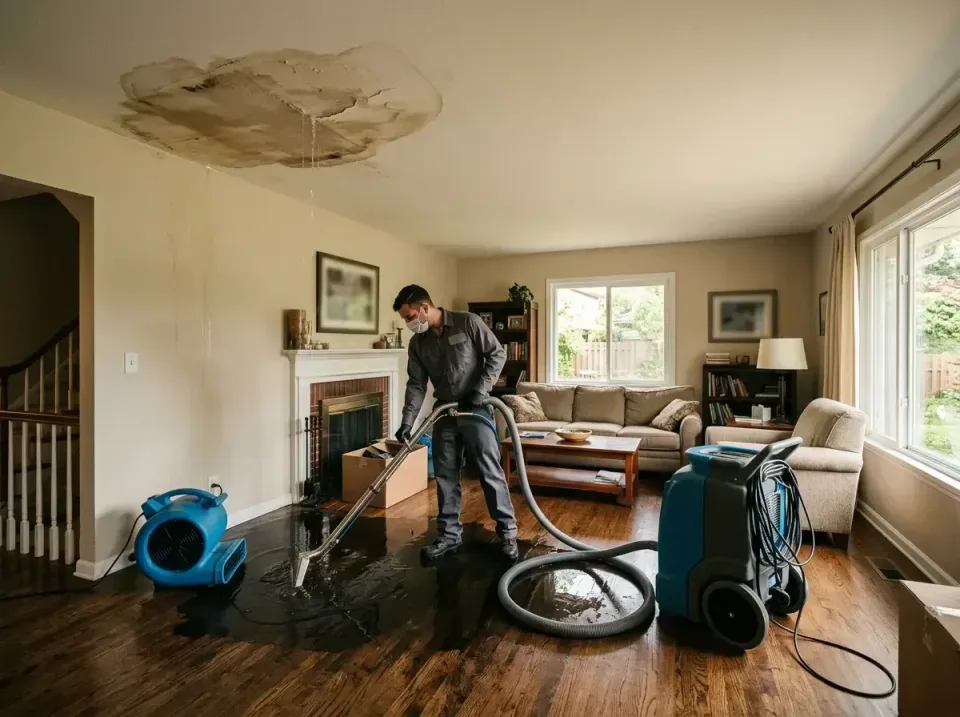 attic-pipe-burst-ceiling-drip-008 — frequently asked questions, Water Damage Restoration & Carpet Care in Spring Valley Vill…